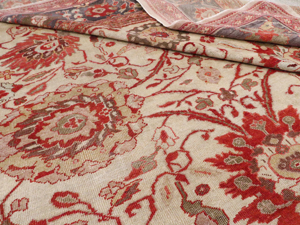 Antique Persian Sultanabad Carpet, No.27717 - Gss