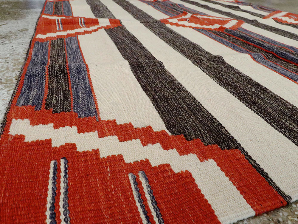 Modern Turkish Flatweave, No.27731 - Gss