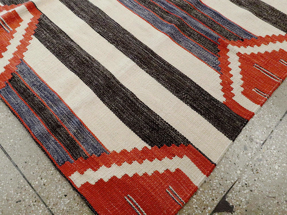 Modern Turkish Flatweave, No.27731 - Gss