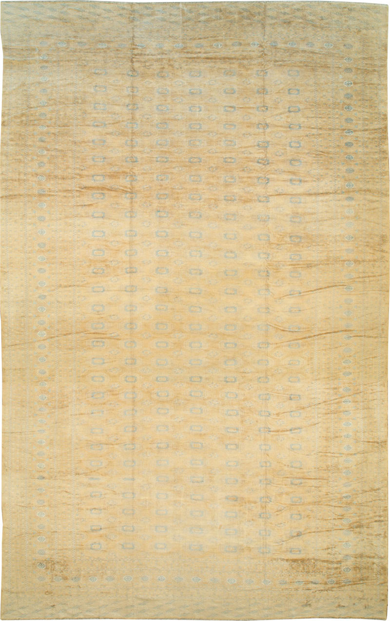 Vintage Central Asian Turkoman Oversize Carpet, No.27736 - Gss