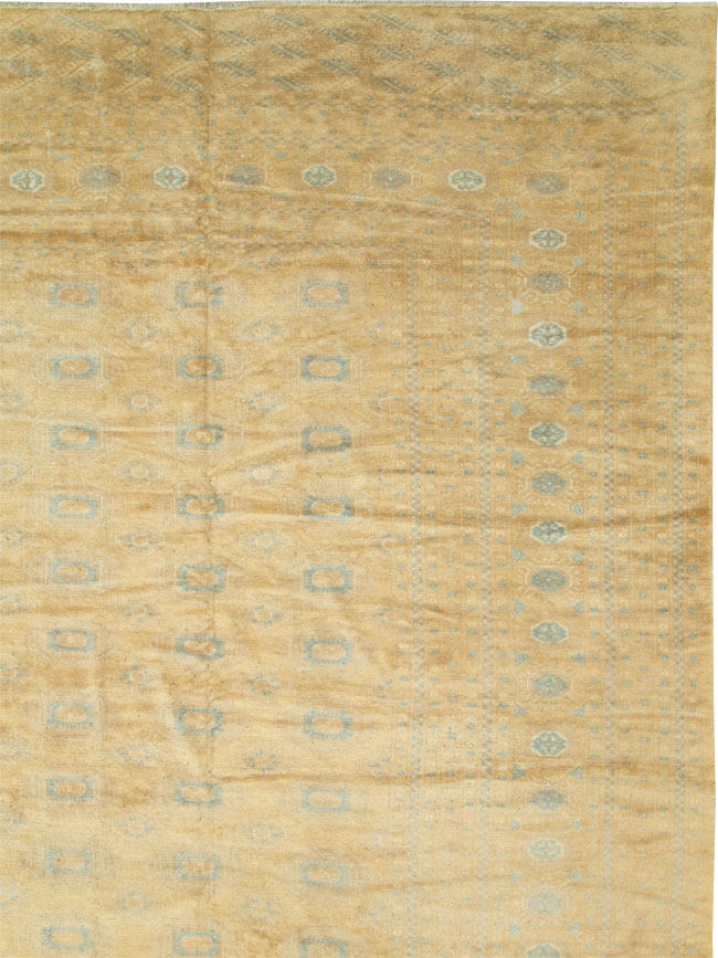 Vintage Central Asian Turkoman Oversize Carpet, No.27736 - Gss