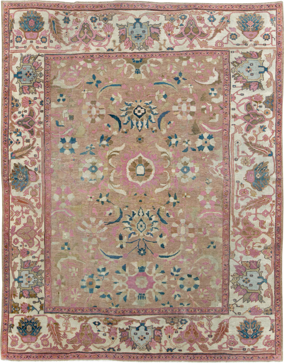 Antique Persian Sultanabad Room Size Carpet, No.27739 - Gss
