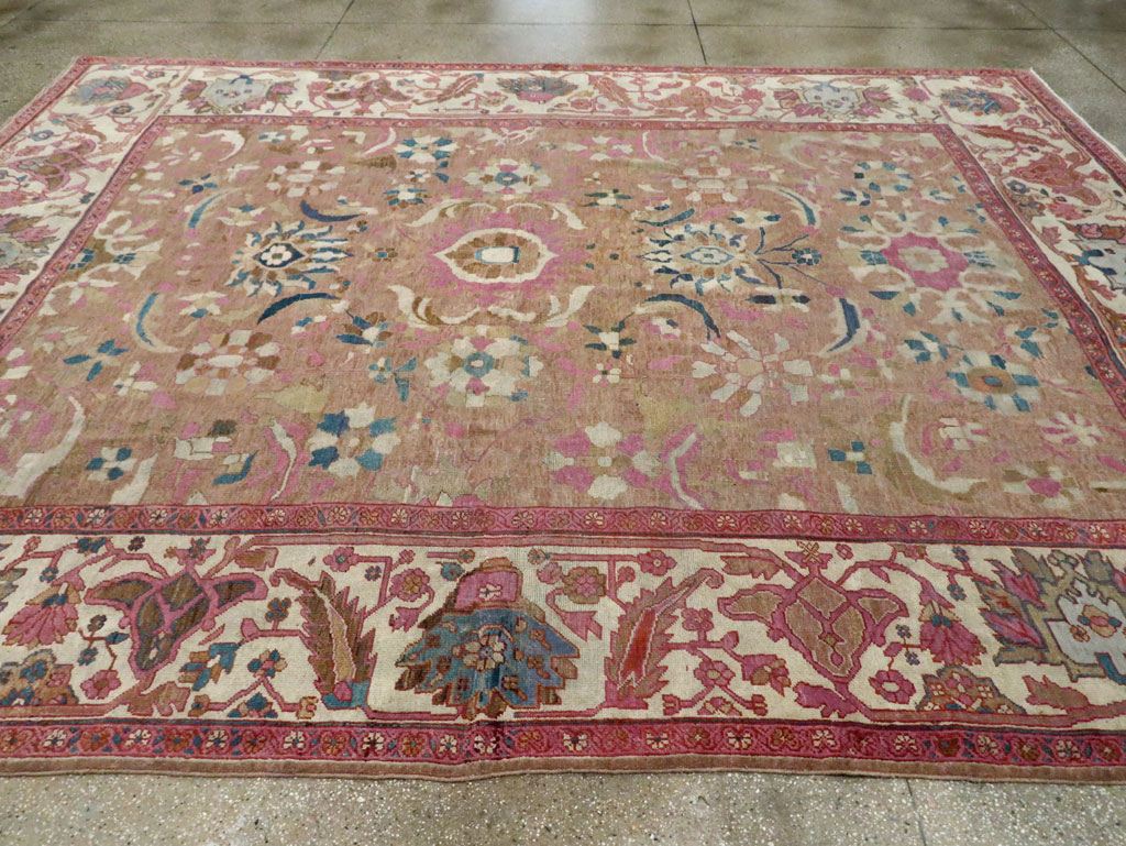 Antique Persian Sultanabad Room Size Carpet, No.27739 - Gss