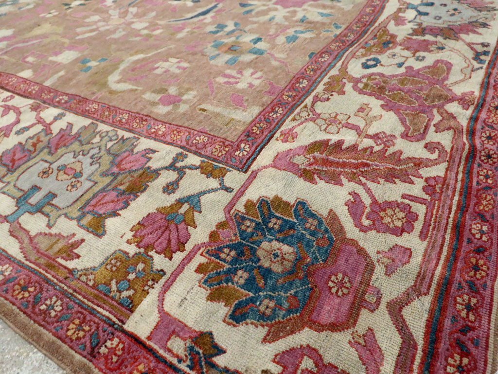 Antique Persian Sultanabad Room Size Carpet, No.27739 - Gss