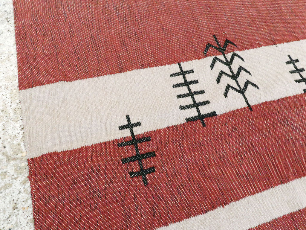 Vintage Ecuadorian Textile Flatweave, No.27742 - Gss