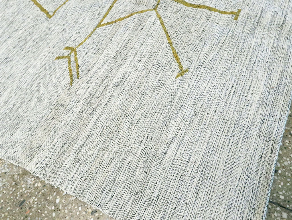 Vintage Ecuadorian Pictorial Textile Flatweave, No.27745 - Gss