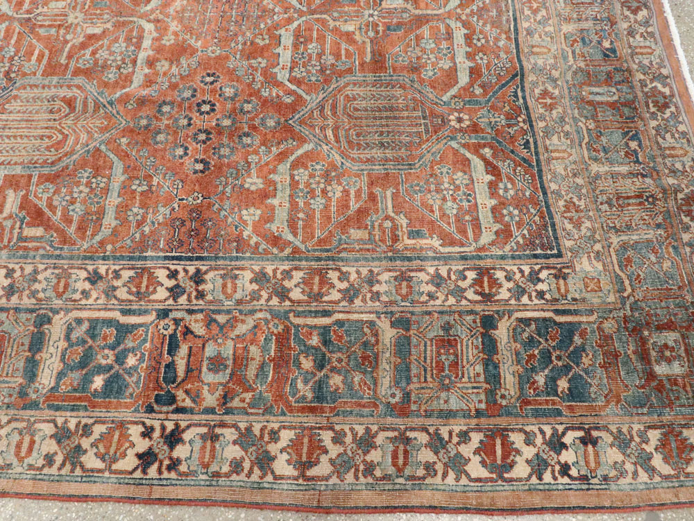Antique Persian Joshegan Carpet, No.27753 - Gss