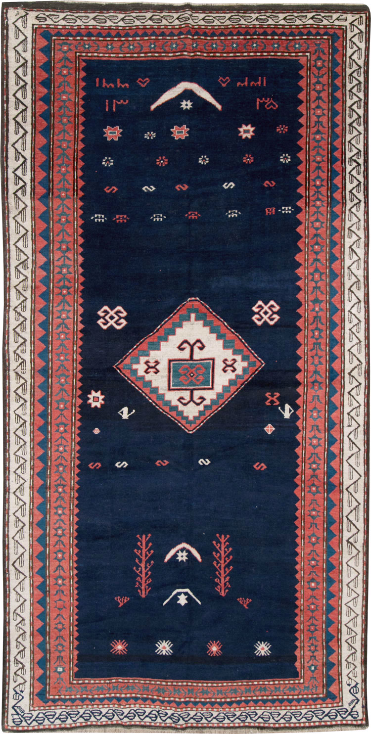 Vintage Caucasian Kazak Rug, No.27756 - Gss