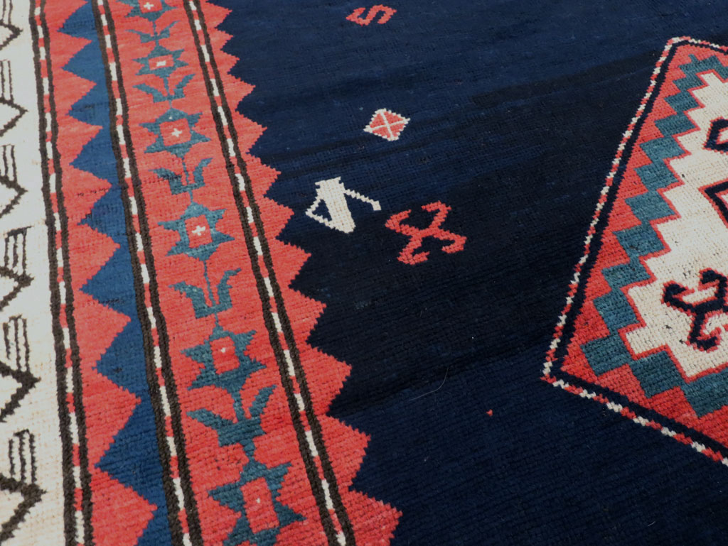 Vintage Caucasian Kazak Rug, No.27756 - Gss