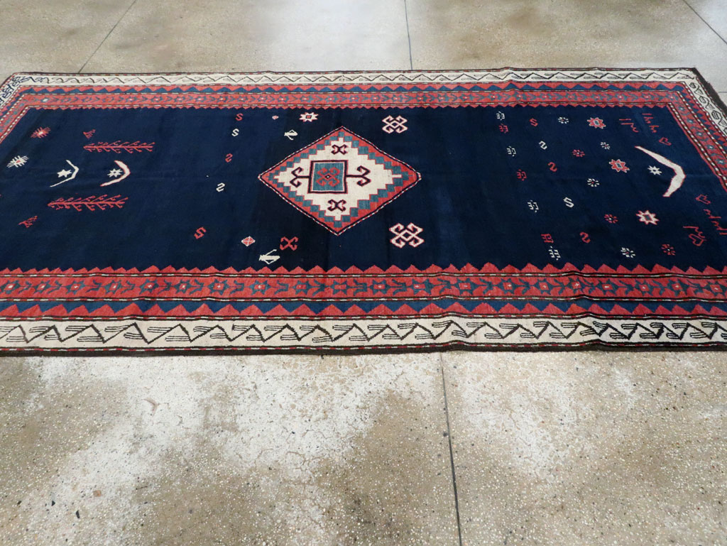 Vintage Caucasian Kazak Rug, No.27756 - Gss