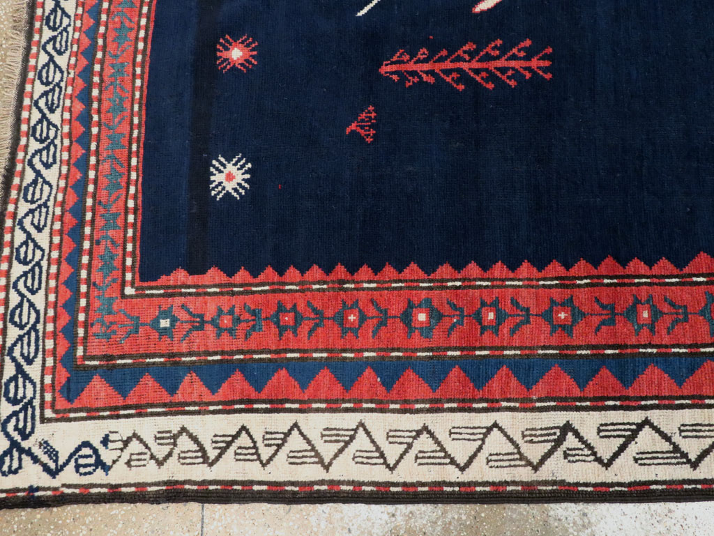 Vintage Caucasian Kazak Rug, No.27756 - Gss