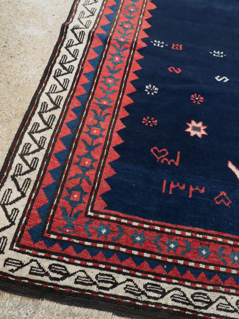 Vintage Caucasian Kazak Rug, No.27756 - Gss
