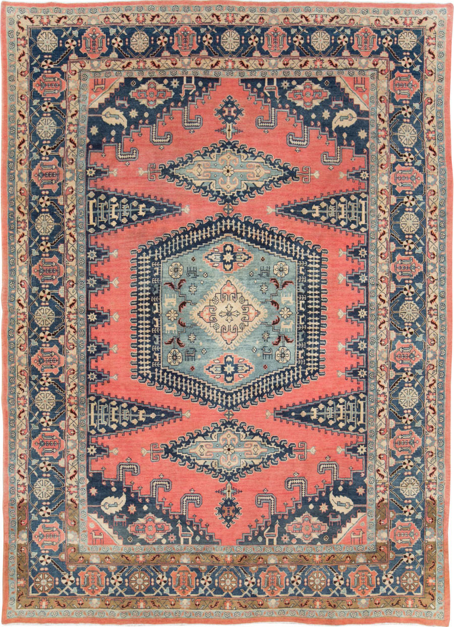 Vintage Persian Veece Large Room Size Carpet, No.27757 - Gss