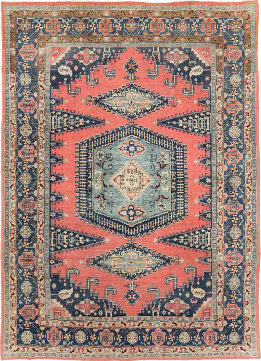 Vintage Persian Veece Large Room Size Carpet, No.27757 - Gss
