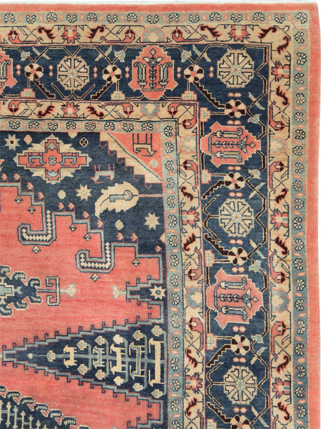 Vintage Persian Veece Large Room Size Carpet, No.27757 - Gss