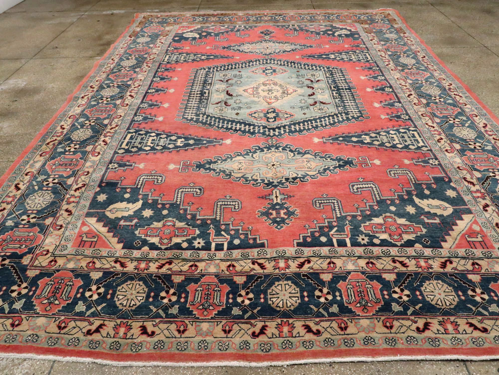Vintage Persian Veece Large Room Size Carpet, No.27757 - Gss