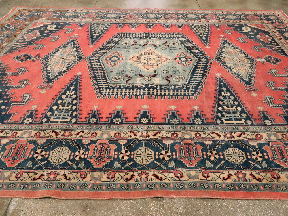 Vintage Persian Veece Large Room Size Carpet, No.27757 - Gss