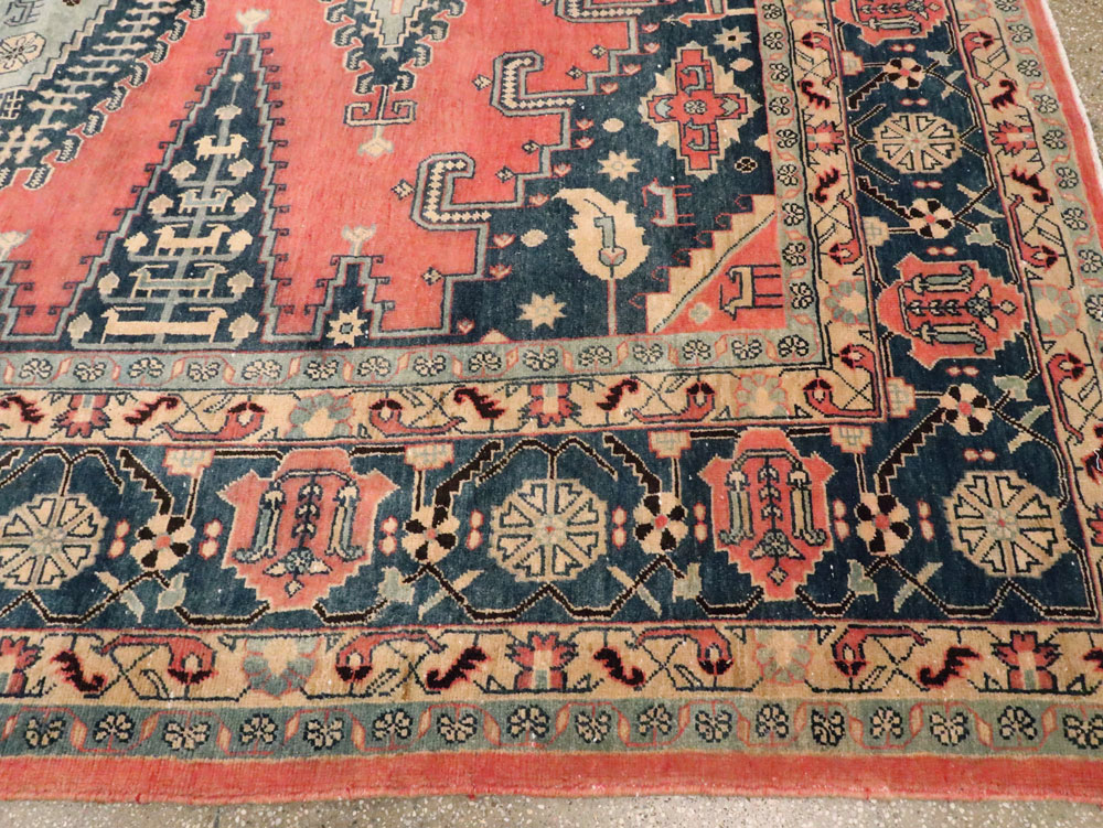 Vintage Persian Veece Large Room Size Carpet, No.27757 - Gss