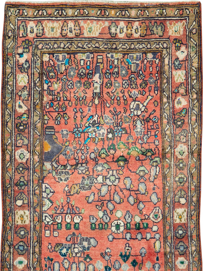 Vintage Persian Mahal Small Runner, No.27760 - Gss