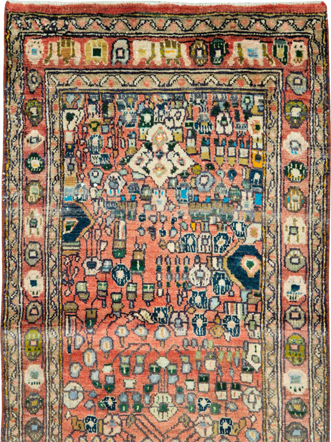 Vintage Persian Mahal Small Runner, No.27760 - Gss
