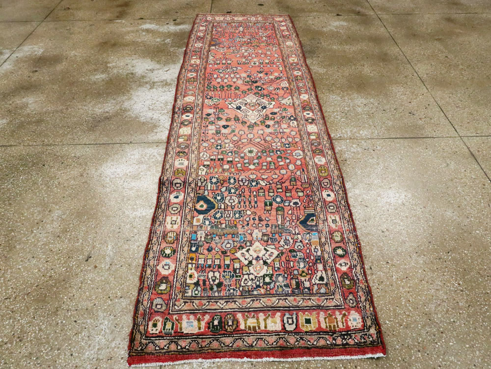 Vintage Persian Mahal Small Runner, No.27760 - Gss
