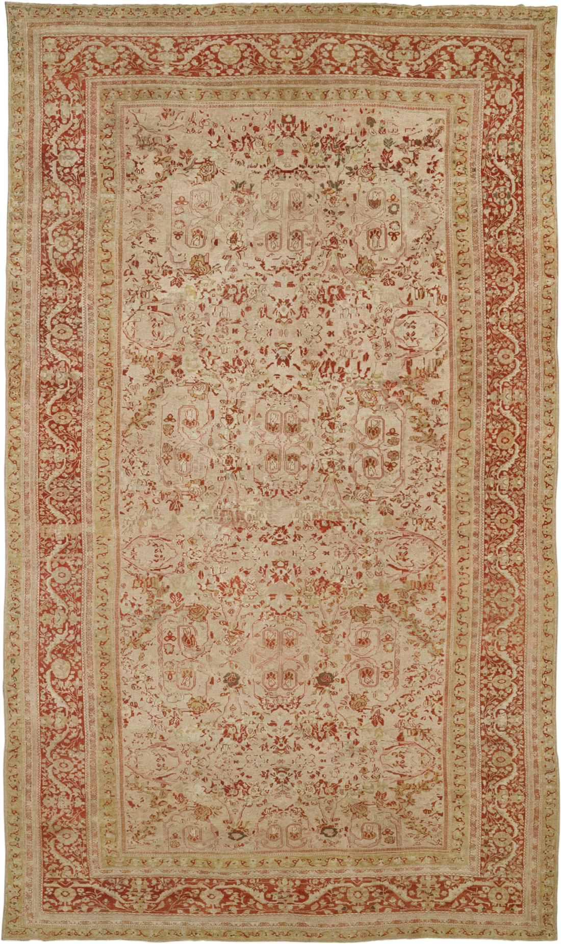 Antique Persian Mahal Oversize Carpet, No.27764 - Gss