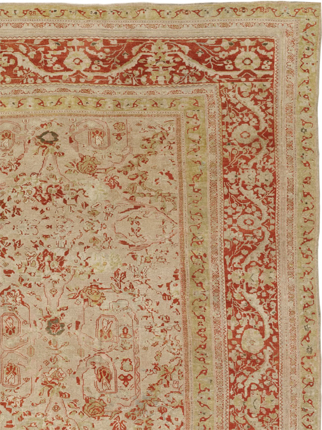 Antique Persian Mahal Oversize Carpet, No.27764 - Gss