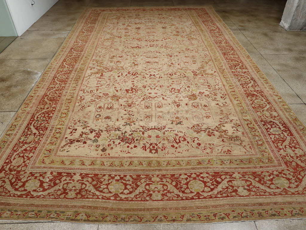 Antique Persian Mahal Oversize Carpet, No.27764 - Gss