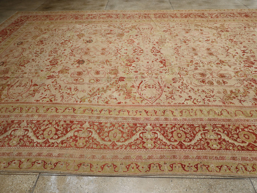 Antique Persian Mahal Oversize Carpet, No.27764 - Gss