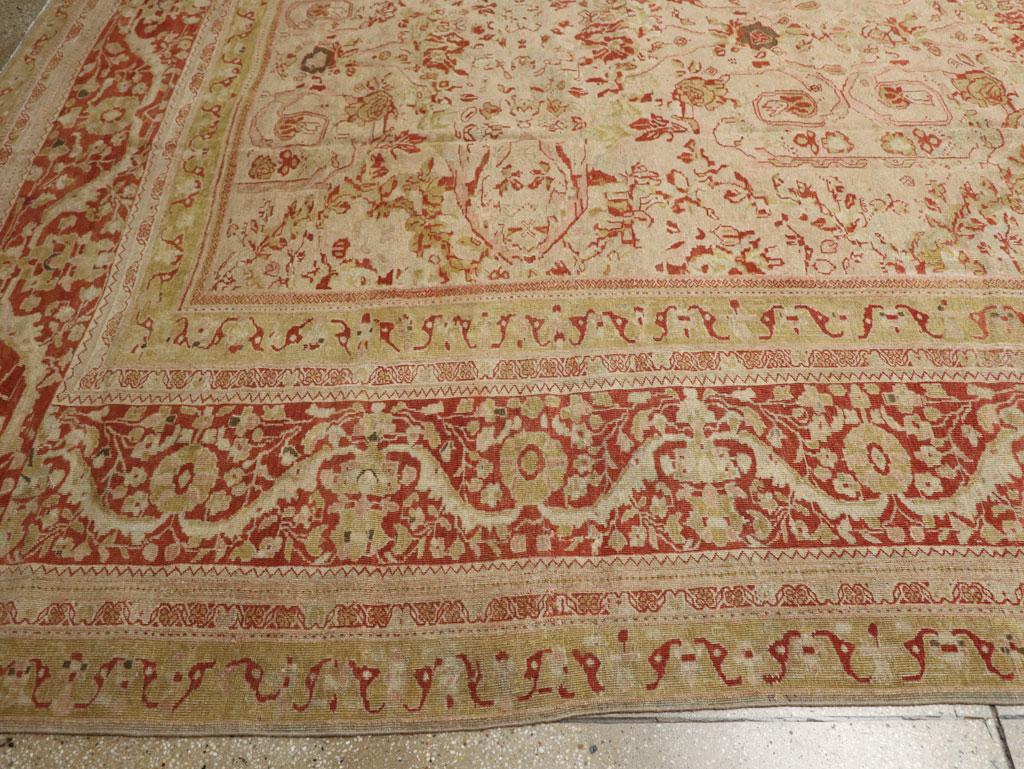 Antique Persian Mahal Oversize Carpet, No.27764 - Gss