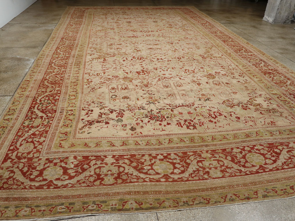 Antique Persian Mahal Oversize Carpet, No.27764 - Gss