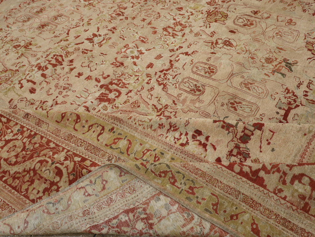 Antique Persian Mahal Oversize Carpet, No.27764 - Gss