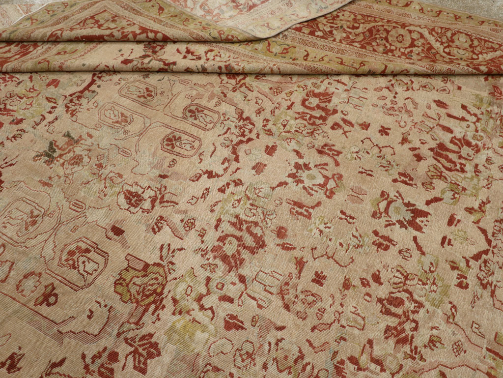 Antique Persian Mahal Oversize Carpet, No.27764 - Gss