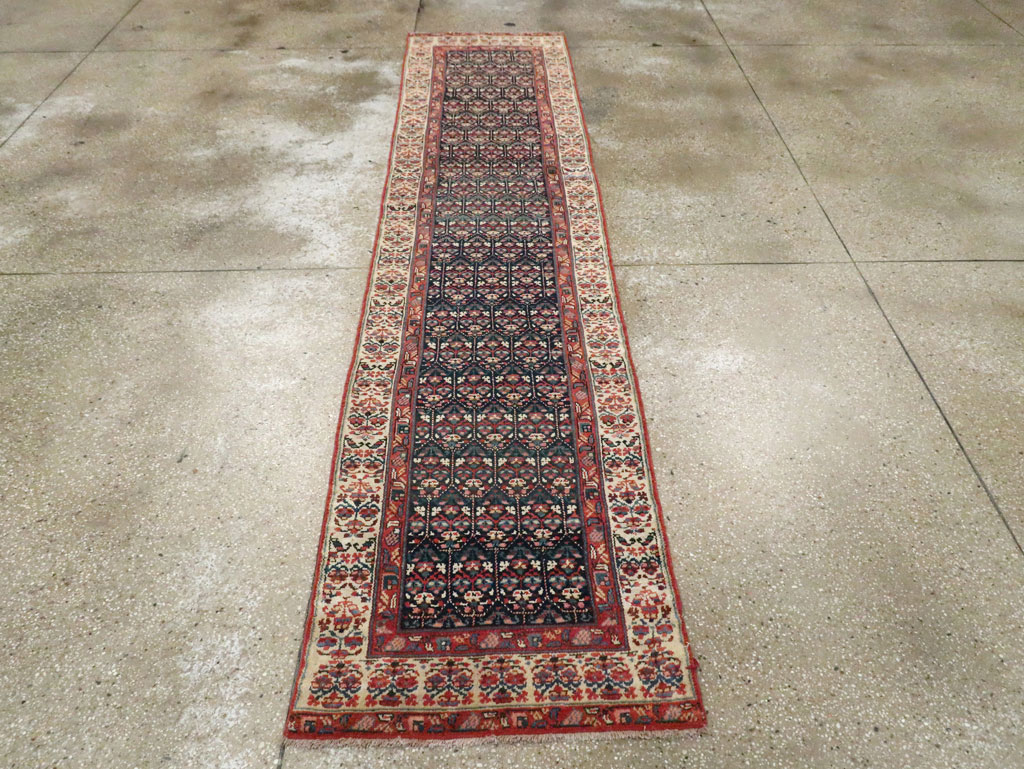 Antique Persian Malayer Runner, No.27770 - Gss