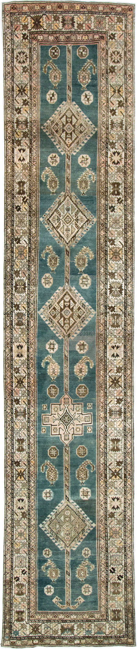 Vintage Persian Serapi Rug, No.27773 - Gss