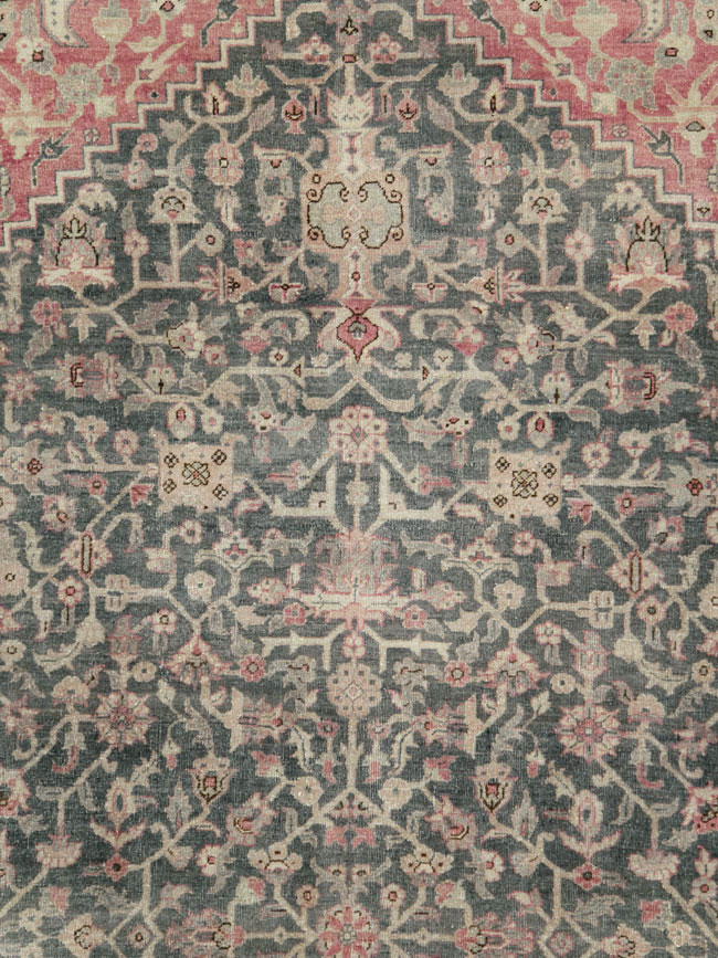 Antique Persian Tabriz Room Size Carpet, No.27774 - Gss