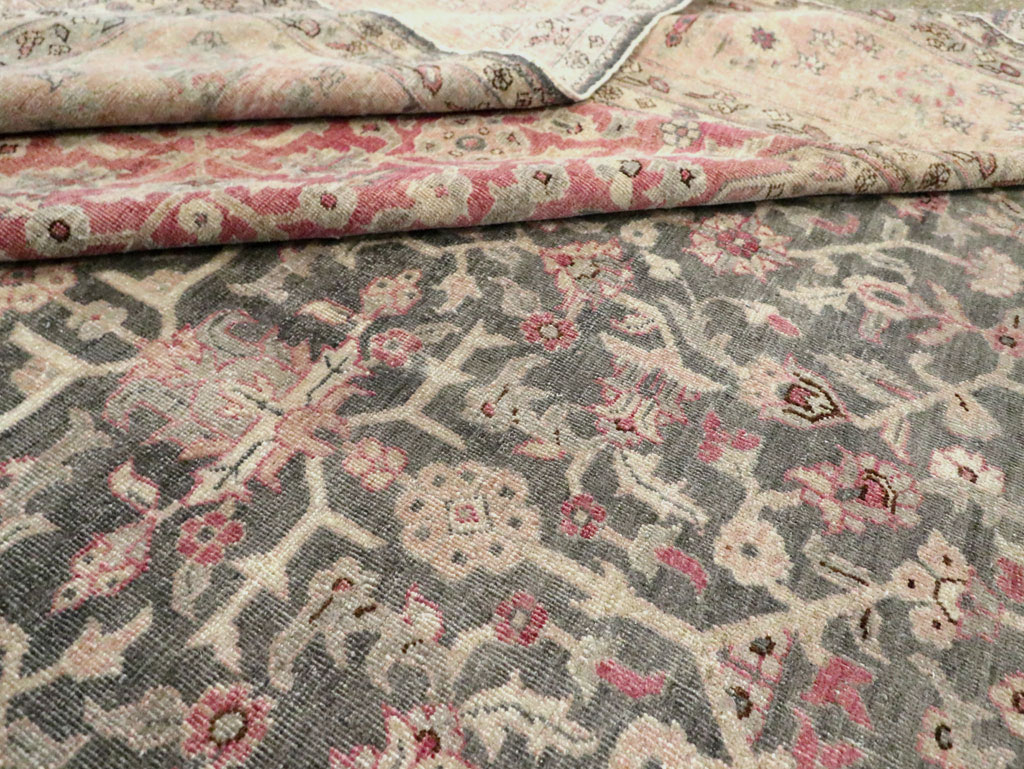 Antique Persian Tabriz Room Size Carpet, No.27774 - Gss