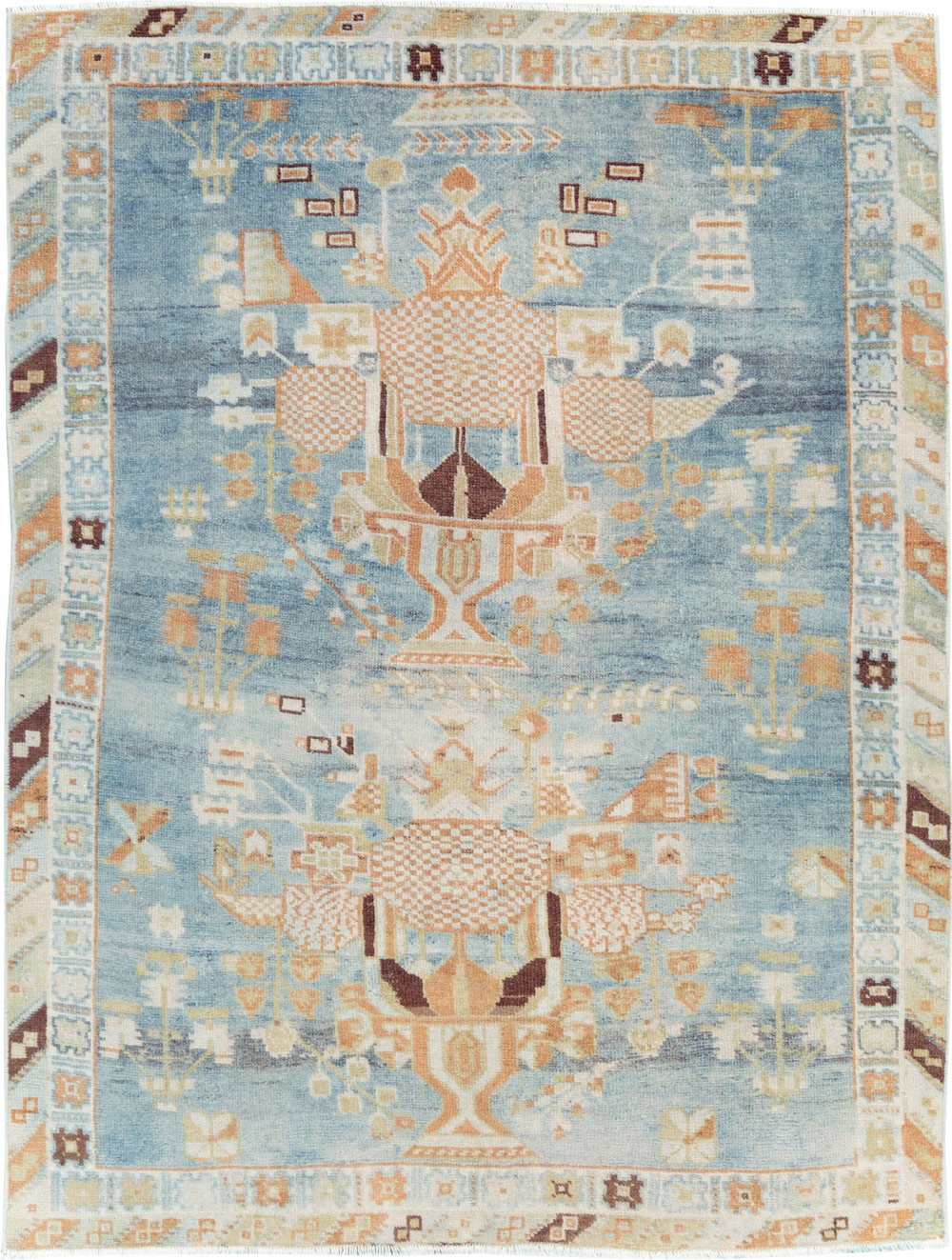 Vintage Persian Afshar Rug, No.27779 - Gss