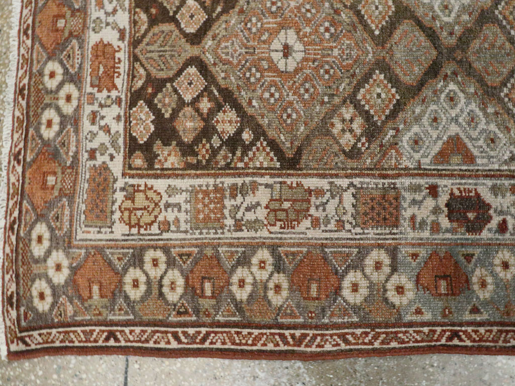 Vintage Persian Malayer Runner, No.27806 - Gss