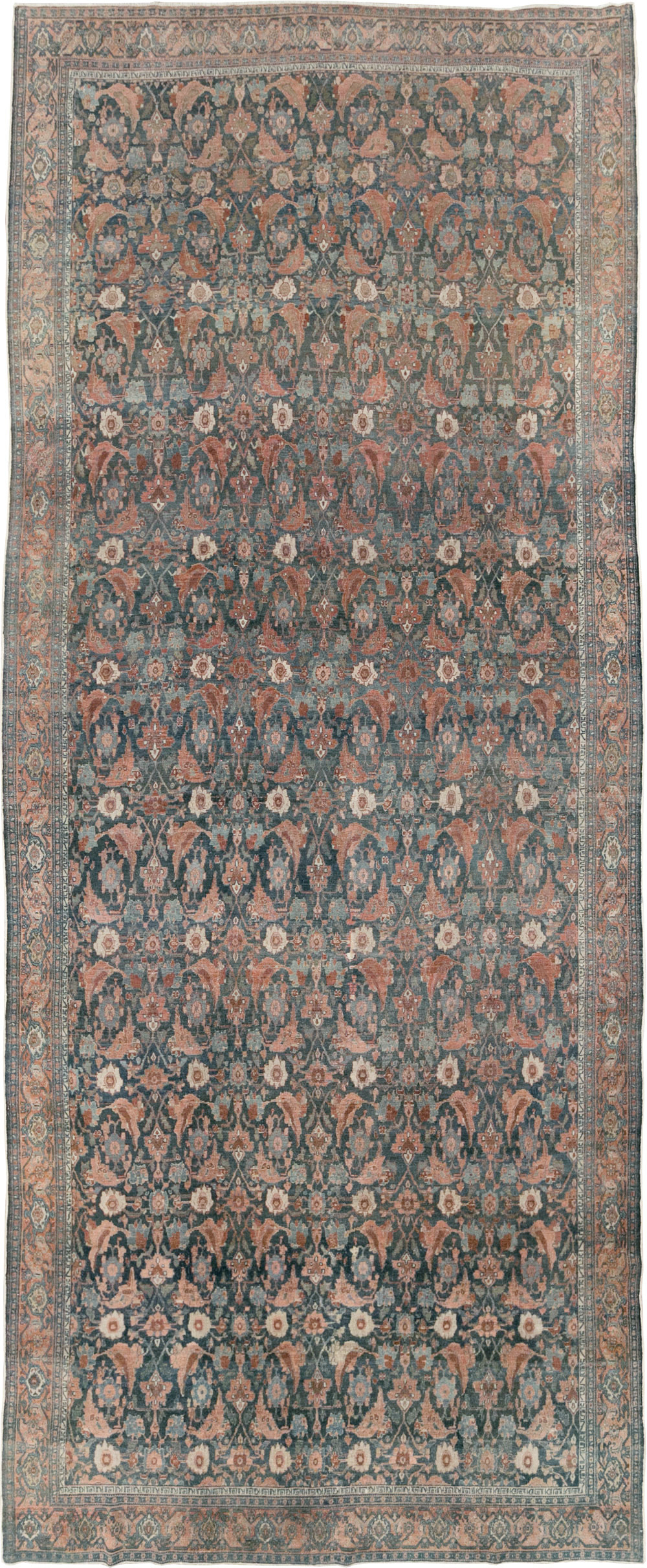 Antique Persian Senneh Malayer Carpet, No.27812 - Gss