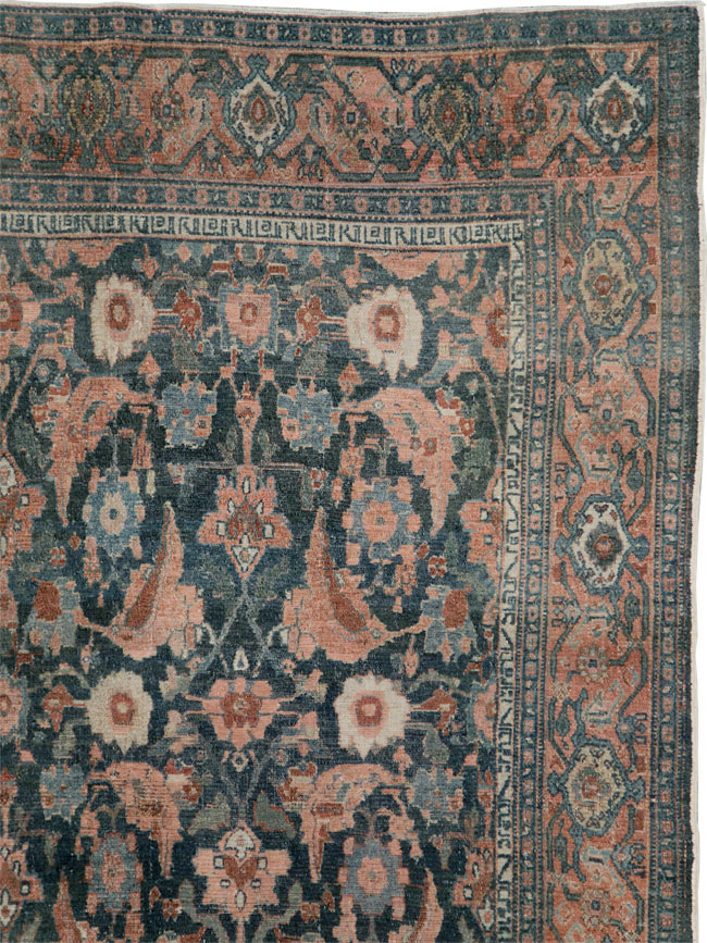 Antique Persian Senneh Malayer Carpet, No.27812 - Gss