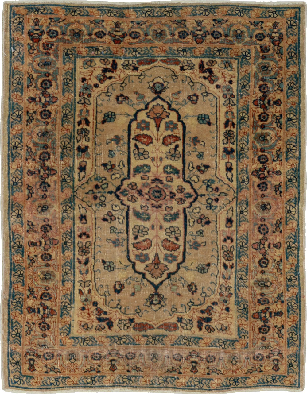 Antique Persian Tabriz Hagi Jalili Rug, No.27813 - Gss