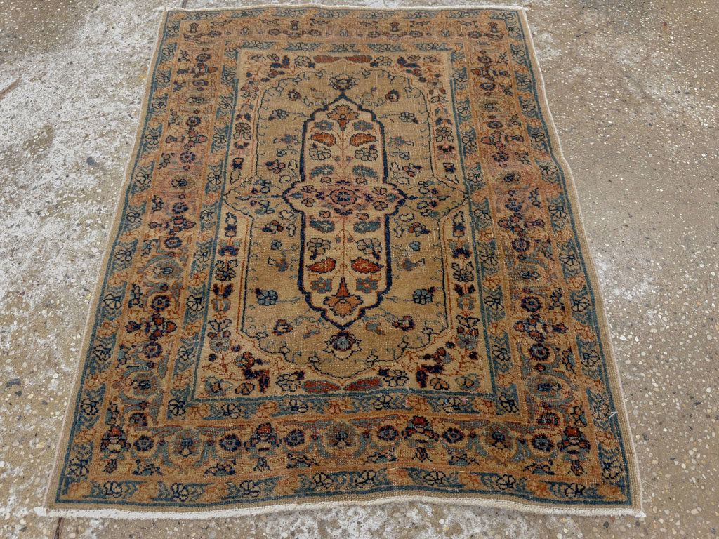 Antique Persian Tabriz Hagi Jalili Rug, No.27813 - Gss