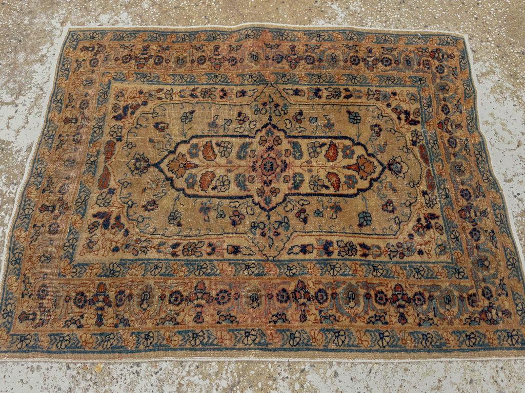 Antique Persian Tabriz Hagi Jalili Rug, No.27813 - Gss