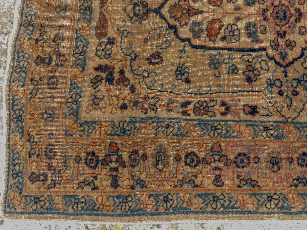 Antique Persian Tabriz Hagi Jalili Rug, No.27813 - Gss