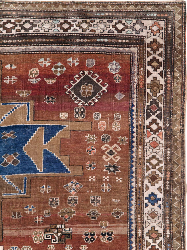 Vintage  Caucasian Kazak Rug, No.27814 - Gss
