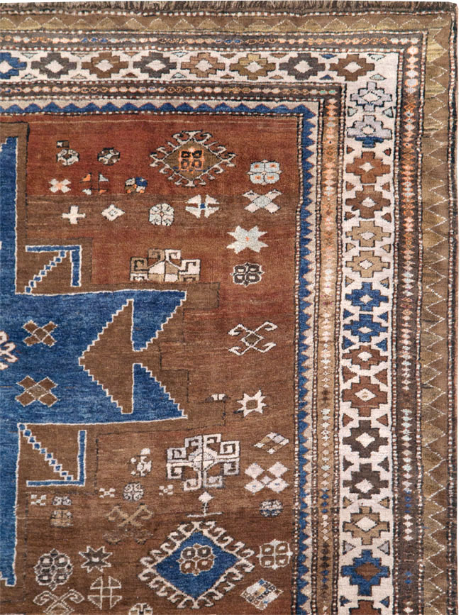 Vintage  Caucasian Kazak Rug, No.27814 - Gss