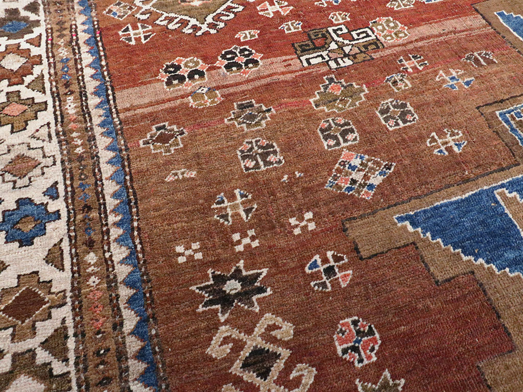 Vintage  Caucasian Kazak Rug, No.27814 - Gss