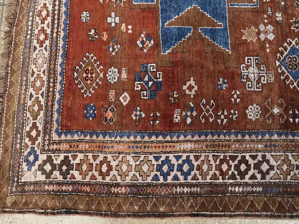 Vintage  Caucasian Kazak Rug, No.27814 - Gss