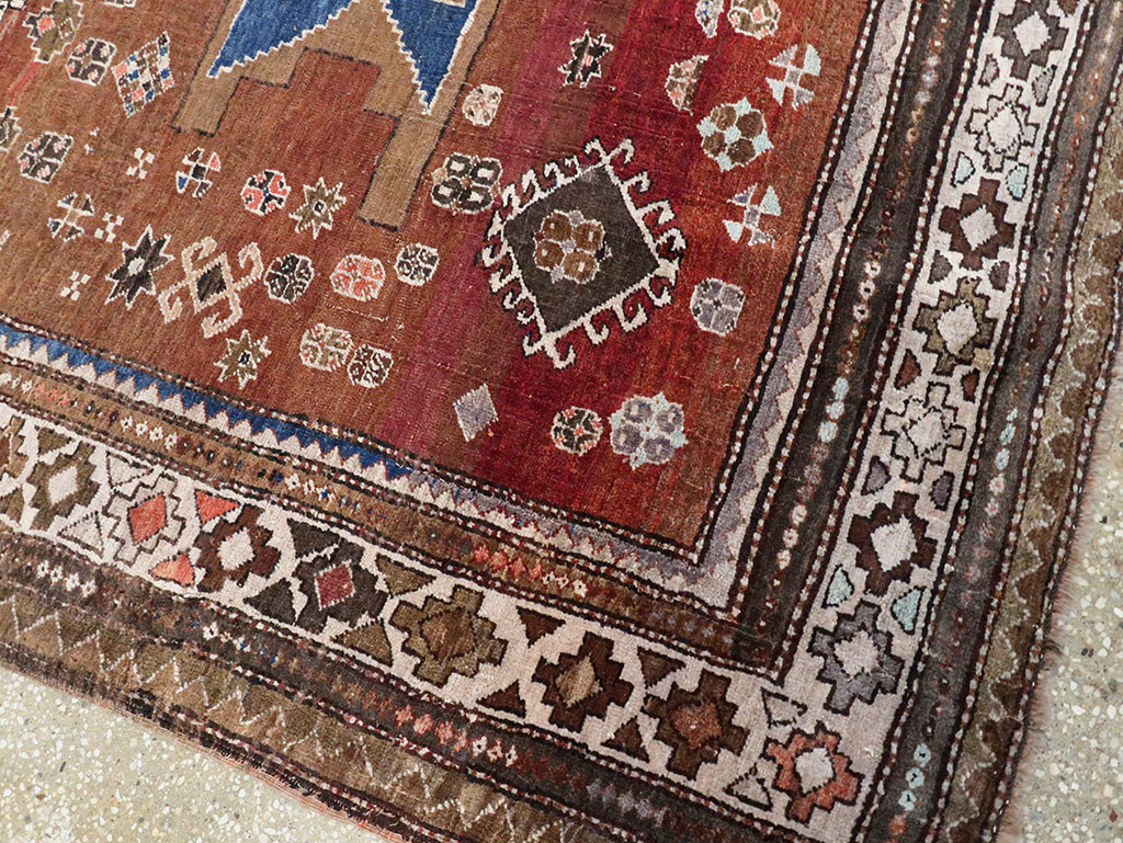 Vintage  Caucasian Kazak Rug, No.27814 - Gss